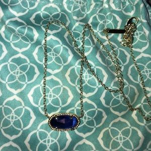 Kendra Scott Blue Elisa Necklace